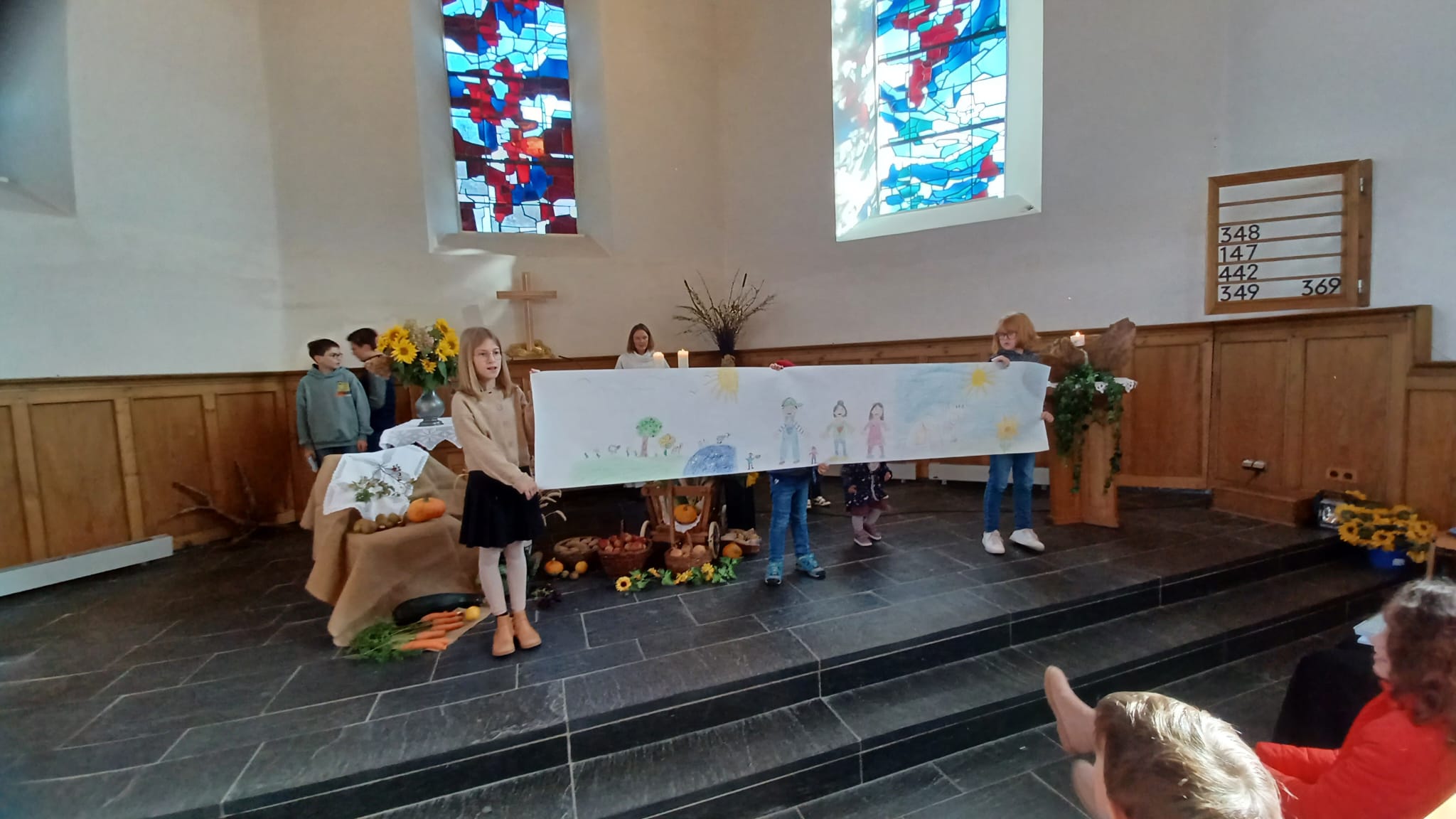 Erntedankgottesdienst in Biebern